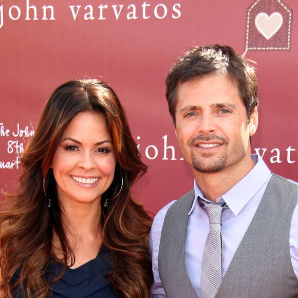 Brooke Burke et David Charvet - Soirée de charité organisée par John Varvatos dans sa boutique à Los Angeles.