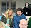 Enora Malagré et son compagnon Hugo - People au défilé de mode Automne-Hiver 2021/2022 Off White "Laboratory of fun" à Paris, le 4 juillet 2021. © Veeren Ramsamy - Christophe Clovis /Bestimage