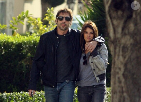 Javier Bardem et Penélope Cruz à Beverly Hills en décembre 2009