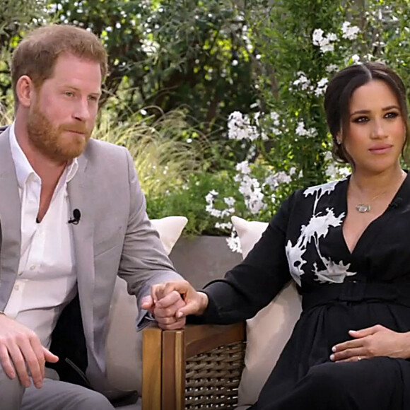 Le prince Harry, Meghan Markle © Capture TV CBS via Bestimage 