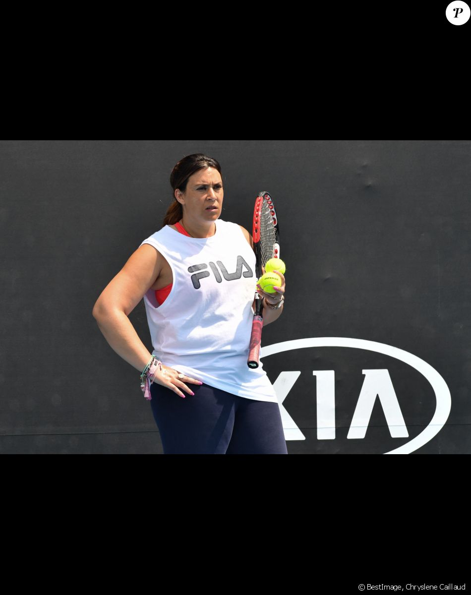 Marion Bartoli lors d'un entraînement à l'Open d'Australie de tennis à Melbourne, Australie. © Chryslene Caillaud/Panoramic/Bestimage