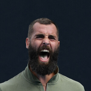 Benoît Paire face à Thiago Montero lors de l'Open d'Australie, le 18 janvier 2022.