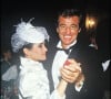 Archives - Jean-Paul Belmondo au mariage de sa fille Patricia, à Paris, en 1986.