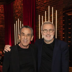 Exclusif - Thierry Ardisson, Laurent Ruquier - Backstage de l'enregistrement de l'émission "On Est En Direct" (OEED), présentée par L.Ruquier, diffusée sur France 2 le 6 mars © Jack Tribeca / Bestimage