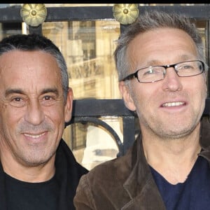 Thierry Ardisson et Laurent Ruquier - Soirée exceptionnelle pour les associations de Laurette Fugain et Grégory Lemarchal sur le parvis de l'hôtel de ville à Paris.