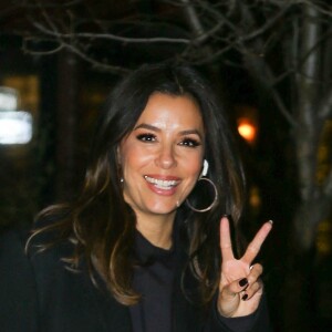 Eva Longoria à New York, le 9 février 2022. 