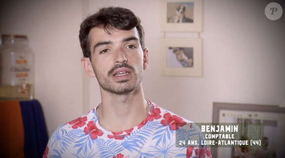Benjamin dans "Koh-Lanta, Le Totem maudit" sur TF1.