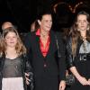 Stéphanie de Monaco et ses filles Pauline et Camille lors du deuxième jour du 34th Festival du cirque de Monte-carlo, le 15 janvier 2010