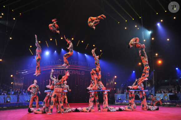 Deuxième représentation du 34th Festival du cirque de Monte-Carlo, le 15 janvier 2010