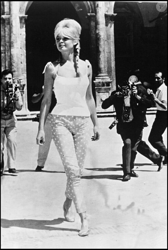 Brigitte Bardot dans la rue Nattes (archive)