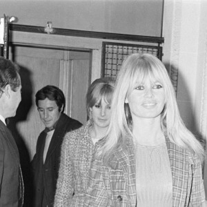 En France, à Paris, Brigitte Bardot. Le 8 mars 1966