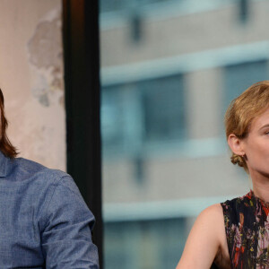 Norman Reedus et Diane Kruger en promotion pour le film "Sky" à New York, en 2016. 