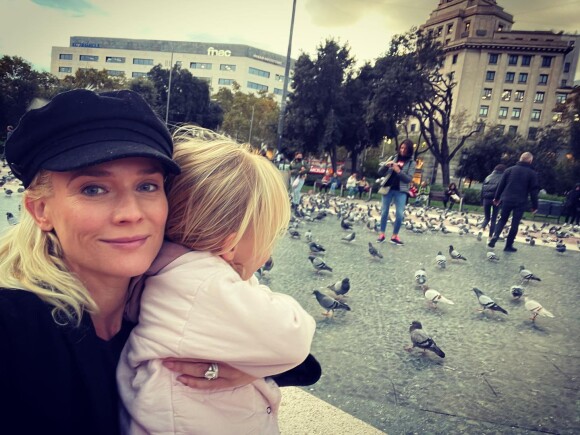 Diane Kruger et sa fille (née de sa relation avec Norman Reedus) sur Instagram, novembre 2021.