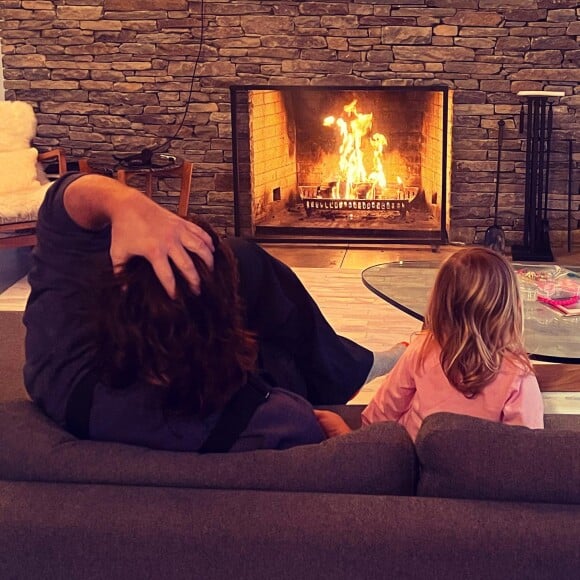 Norman Reedus et sa fille (née de sa relation avec Diane Kruger) sur Instagram, 2021.