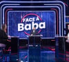 Exclusif - Marine Le Pen sur le plateau de l'émission "Face à Baba" diffusée en direct sur C8 le 16 mars 2022.