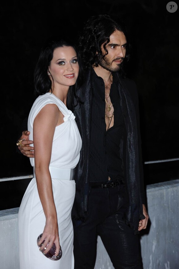 Katy Perry et Russell Brand lors de la soirée "The Art of Elysium's" le 16 janvier 2010