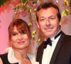 Jean-Luc Reichmann et sa femme Nathalie - Gala du 75e Grand Prix de Monaco le 28 mai 2017. © Claudia Albuquerque/Bestimage