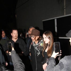 L'acteur Johnny Depp assiste à un concert caritatif à Hollywood, le 19 mars 2022.