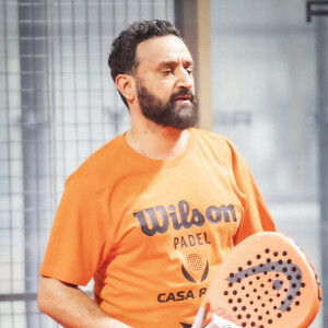 Exclusif - Cyril Hanouna - Soirée de matchs d'exhibition de Padel au club "Casa Padel" à Saint-Denis le 17 mars 2022. © Jack Tribeca/Bestimage 