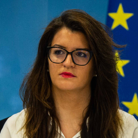 Marlène Schiappa, ministre déléguée chargée de la citoyenneté lors de l'ouverture de la cellule interministérielle sur l'accueil des réfugiés d'Ukraine à Paris le 10 mars 2022. © Baptiste Autissier / Panoramic / Bestimage