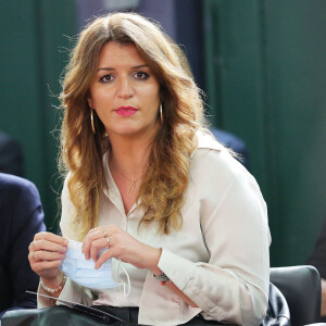 Lancement de la categorie Engagement sur le site 1 jeune 1 solution en presence de Marlene Schiappa Ministre deleguee chargee de la Citoyennete a la Caserne Champerret à Paris le 7 octobre 2021. © Panoramic/Bestimage