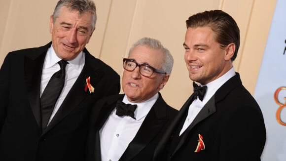 Regardez Robert de Niro et Leonardo DiCaprio rendre hommage à Martin Scorsese... et révéler sa vidéo interdite !