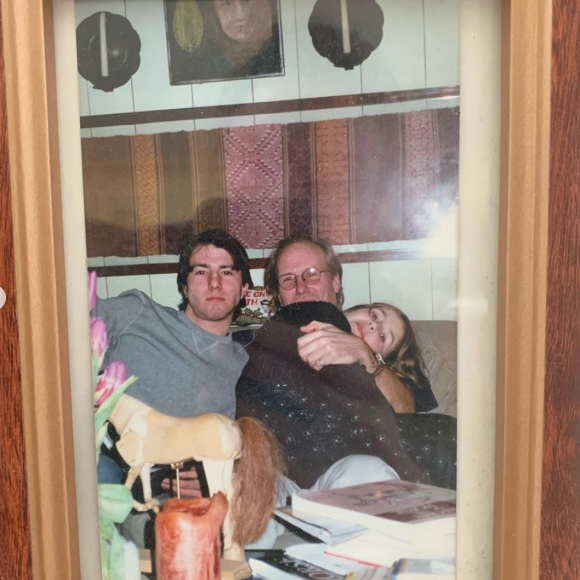 Jeanne Hurt et son père, le défunt William Hurt. Photo publiée le 20 février 2022.