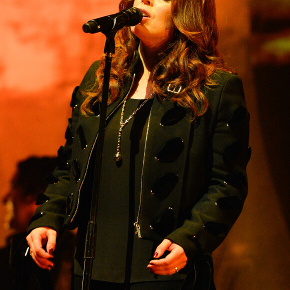 Exclusif - Isabelle Boulay en concert à l'Olympia à Paris, le 18 octobre 2017. © Guirec Coadic/Bestimage 