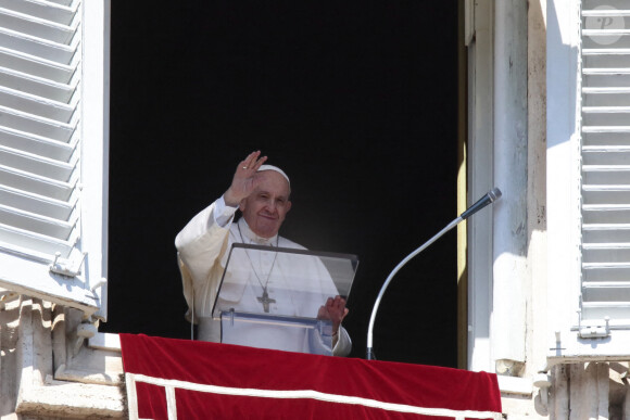 Le pape François tient un discours contre la guerre lors de son audience hebdomadaire au Vatican, le 13 mars 2022. Evandro Inetti/Zuma Press/Bestimage 