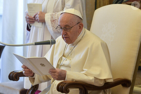 Le pape François lors du consistoire ordinaire public au Vatican, le 4 mars 2022. 