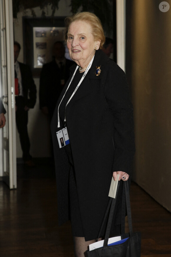 Madeleine Albright - Traditionnel dîner MSC avant l'ouverture pour la 55ème Conférence sur la sécurité de Munich le 15 Février 2019