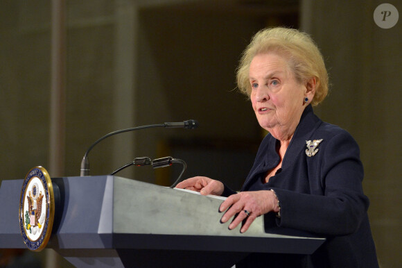 Madeleine Albright - 4 secrétaires d'état américains lors de la cérémonie d'ouverture des musées du pavillon du centre Diplomatique au département d'état des Etats-Unis à Washington. Le 10 janvier 2017 