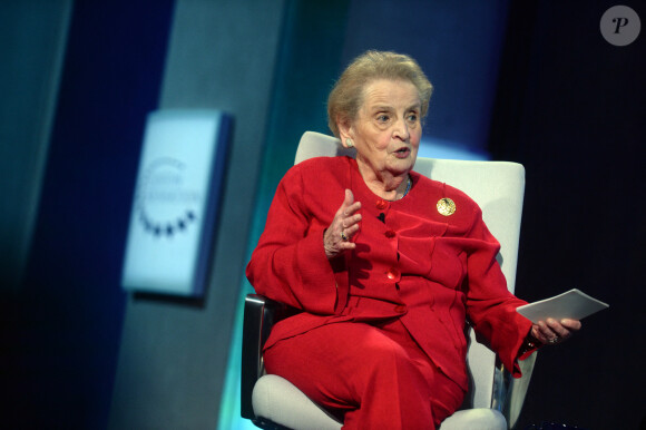 Madeleine Albright pendant le meeting Clinton Global Initiative à l'hôtel Sheraton New York Times Square à New York City, New York, Etats-Unis, le 19 septembre 2016. 