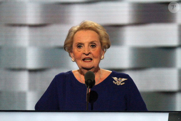 Madeleine Albright - Deuxième jour de la Convention Nationale Démocrate à Philadelphie. Le 26 juillet 2016 © Bruce Cotler / Zuma Press / Bestimage