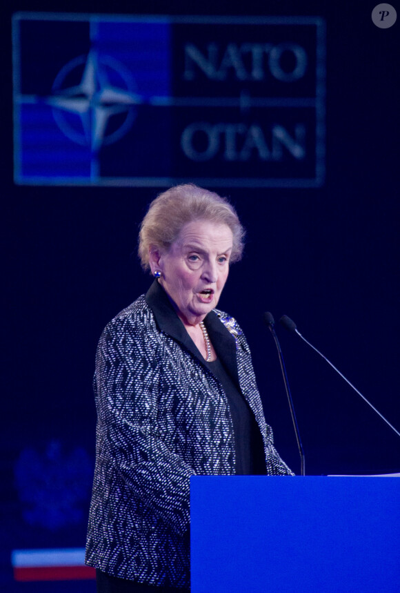 Madeleine Albright - Ouverture du sommet de l'OTAN à Varsovie en Pologne le 8 juillet 2016. 