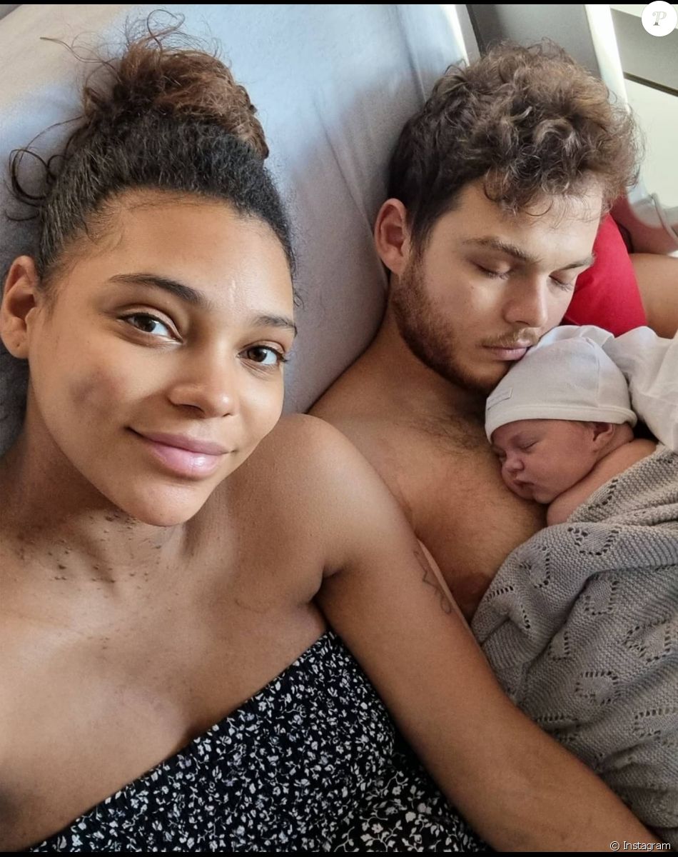 Lysa Rose, ex-candidate de télé-réalité vue dans "L'île de la tentation" et "Les Princes et princesses de l'amour", en couple avec son beau Marc-Antoine.