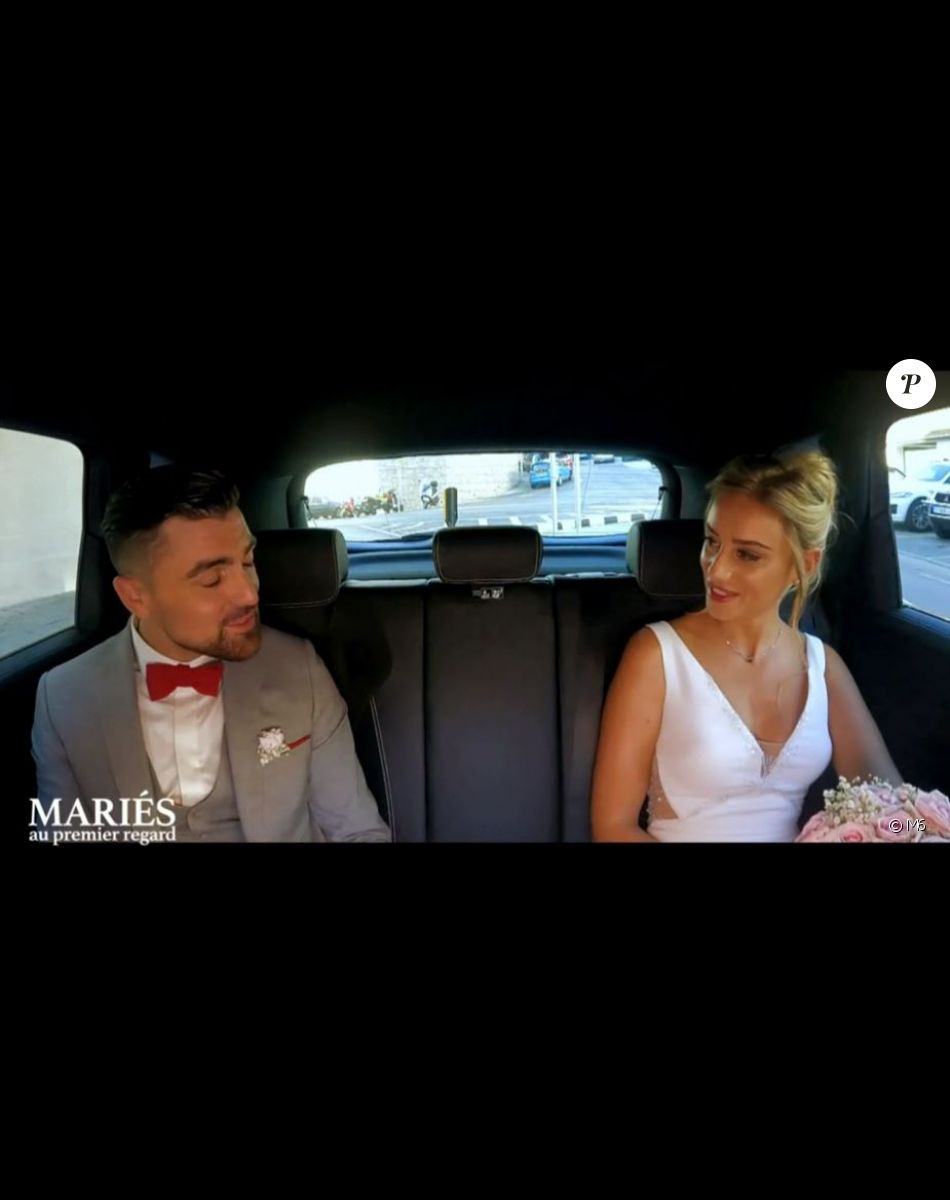 Alicia et Bruno lors de l'épisode de "Mariés au premier regard 2022" du 28 mars, sur M6
