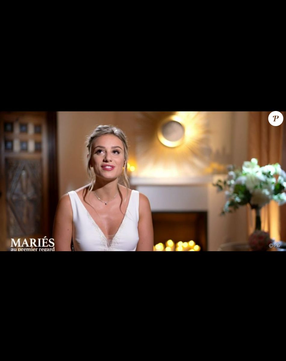 Alicia lors de l'épisode de "Mariés au premier regard 2022" du 28 mars, sur M6