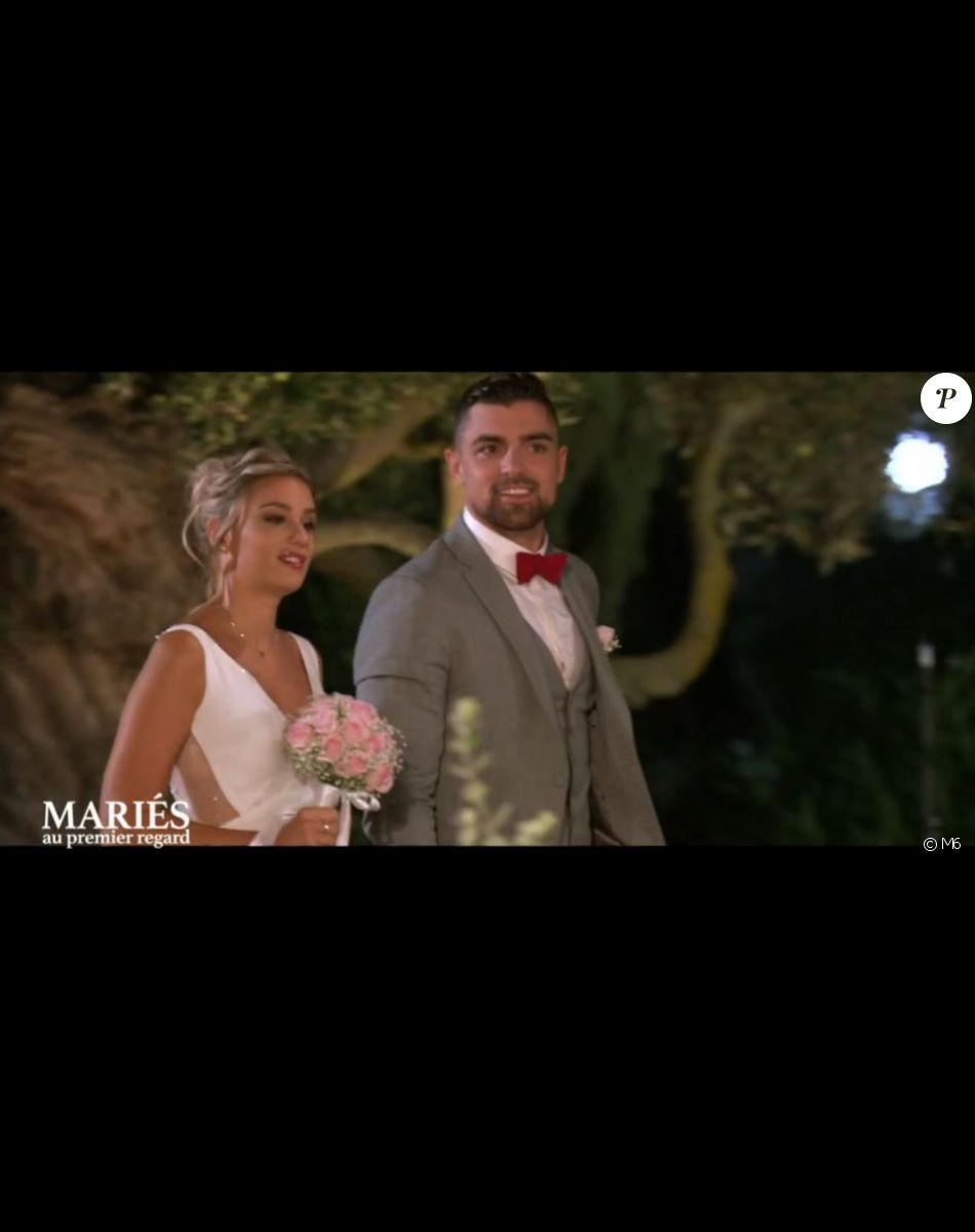 Alicia et Bruno lors de l'épisode de "Mariés au premier regard 2022" du 28 mars, sur M6