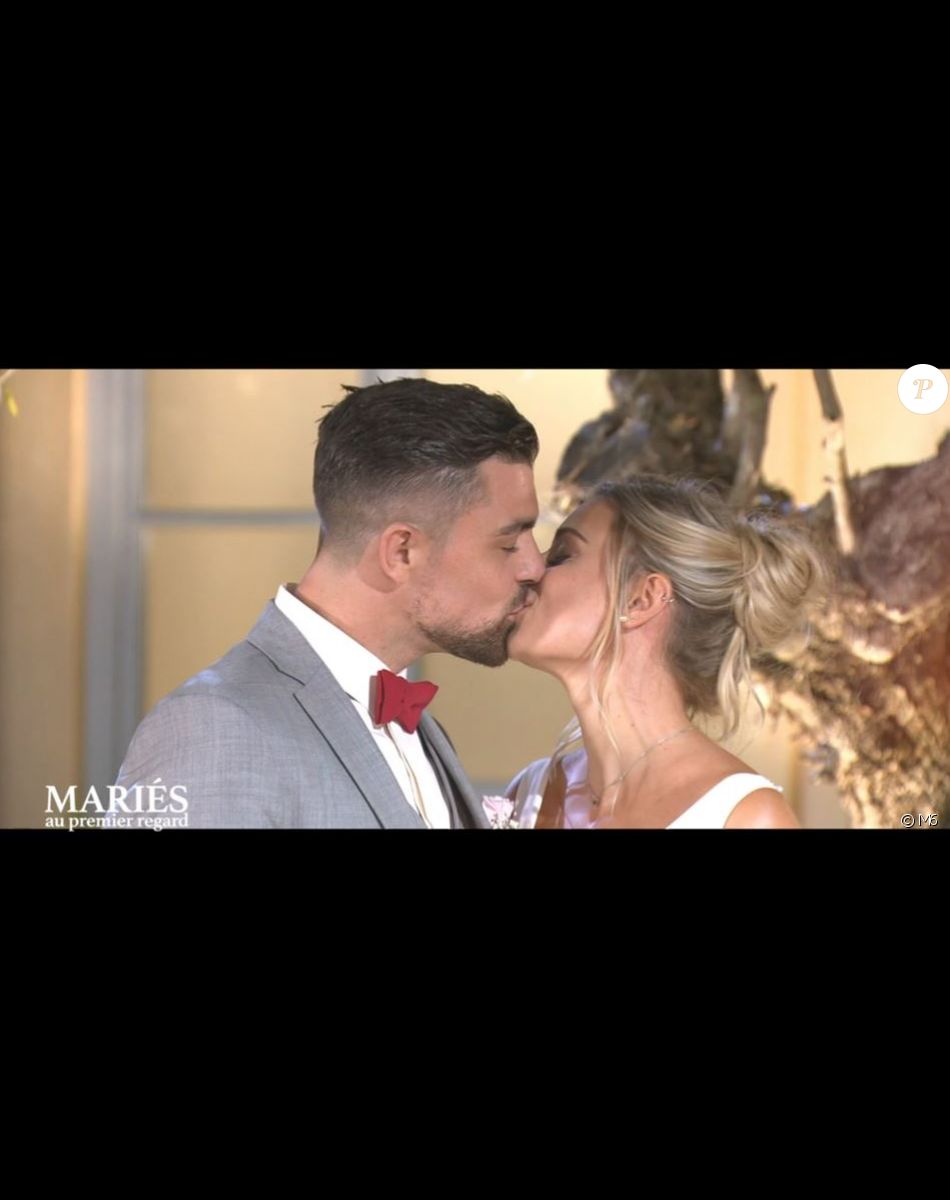 Alicia et Bruno lors de l'épisode de "Mariés au premier regard 2022" du 28 mars, sur M6