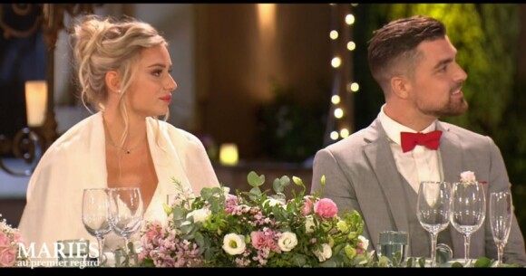 Alicia et Bruno lors de l'épisode de "Mariés au premier regard 2022" du 28 mars, sur M6