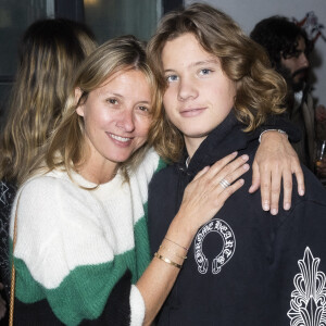 Exclusif - Sarah et son fils Roman Lavoine - Cocktail Chez Marc'O pour la première édition du parcours Off Vendôme. Paris. © Jack Tribeca / Bestimage