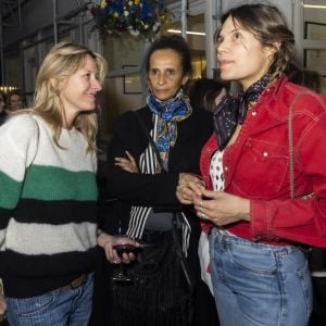 Exclusif - Sarah Lavoine, Karine Silla, Vanille Clerc - Cocktail Chez Marc'O pour la première édition du parcours Off Vendôme. Paris, le 24 mars 2022. © Jack Tribeca / Bestimage