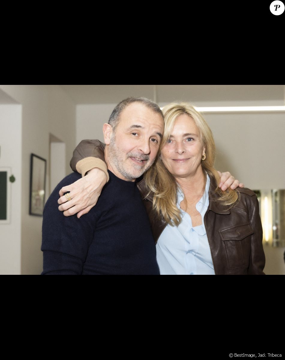 Exclusif - Marco, Marie Poniatowski - Cocktail Chez Marc'O pour la première édition du parcours Off Vendôme. Paris, le 24 mars 2022. © Jack Tribeca / Bestimage