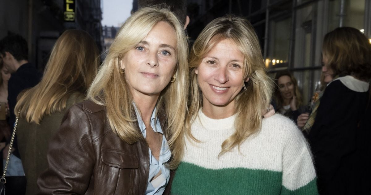 Exclusif Marie Poniatowski et sa soeur Sarah Lavoine Cocktail Chez Marc'O pour la première