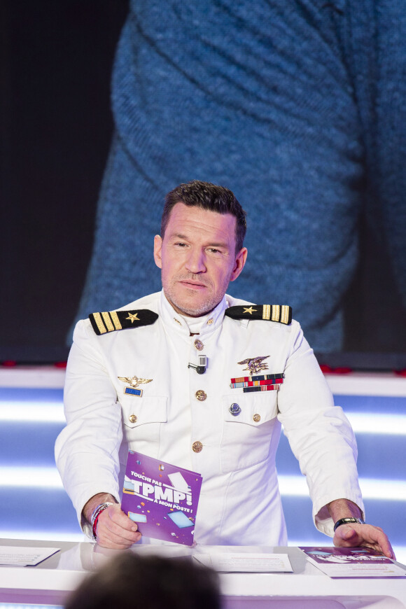 Exclusif - Benjamin Castaldi - Enregistrement de l'émission TPMP "Ouvert à Tous" sur C8, présentée par B.Castaldi à Paris, le 14 février 2020. © Jack Tribeca / Bestimage 