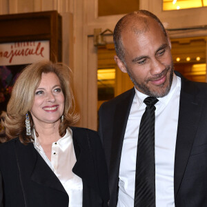 Valérie Trierweiler et son compagnon Romain Magellan - Gala d'Enfance Majuscule donné au profit de l'enfance maltraitée à la salle Gaveau à Paris, le 25 mars 2019. © Giancarlo Gorassini/Bestimage 