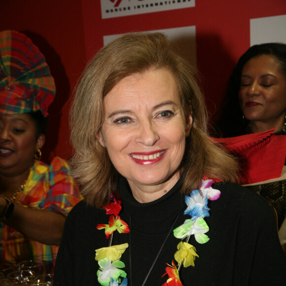 Valérie Trierweiler à l'ouverture de la 4ème édition du salon de la Gastronomie des Outre-Mer et de la francophonie (SAGASDOM) au Paris Expo Porte de Versailles à Paris, France, le 1er février 2019. © JLPPA/Bestimage