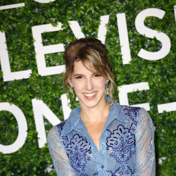 Lea François pour la série Plus belle la vie, sur le photocall du 60eme Festival de Télévision de Monte-Carlo au Grimaldi Forum à Monaco le 19 juin 2021. 