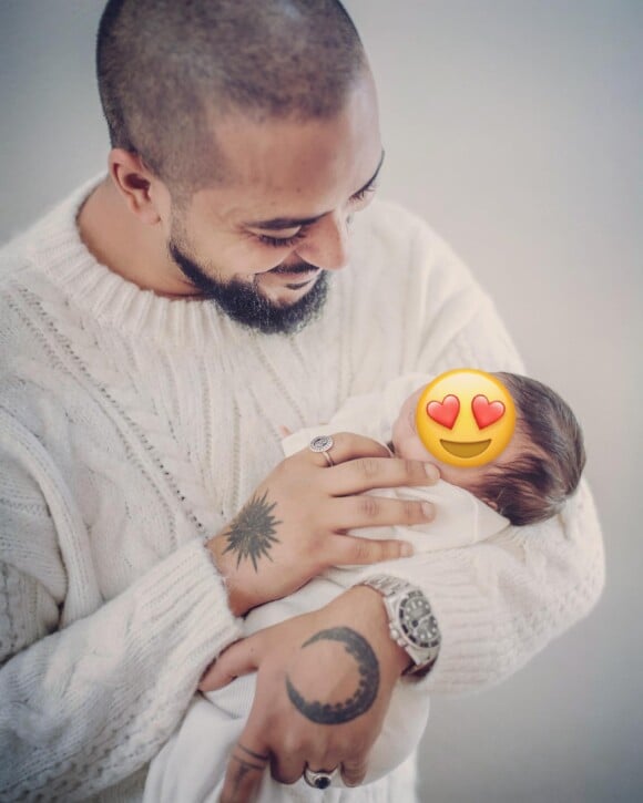 Slimane et sa fille sur Instagram. Le 24 février 2022.